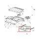 2015-2018 RAM Promaster City Front Right Headliner Trim Cover Panel 5XG64LDMAA - Alshned Auto Parts