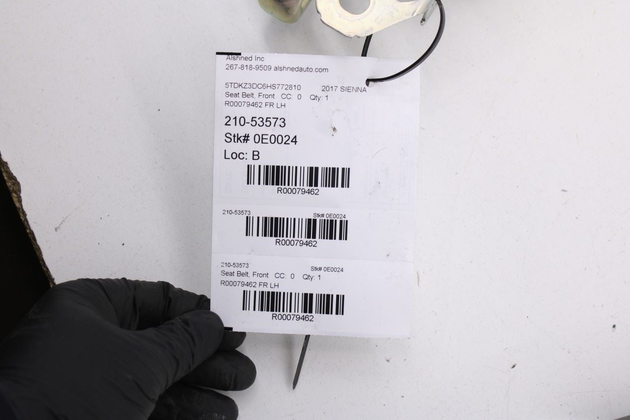 2014-2020 Toyota Sienna LE 3.5L FWD Front Driver Left Side Seat Belt Retractor - Alshned Auto Parts