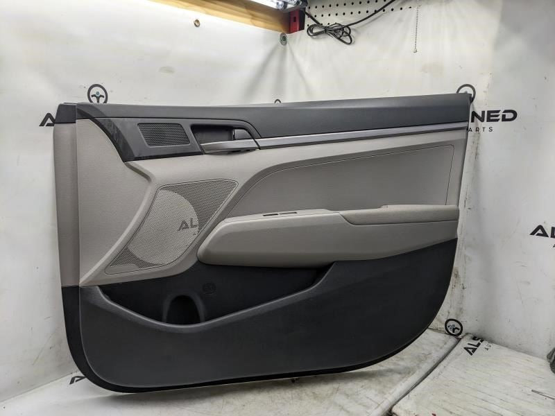 2017-18 Hyundai Elantra Front Right Door Trim Panel Gray 82306-F3010 OEM *ReaD* - Alshned Auto Parts