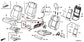 2015-2020 Acura TLX Tech Front Right Power Seat Control Switch 81250-SDD-U71ZL1