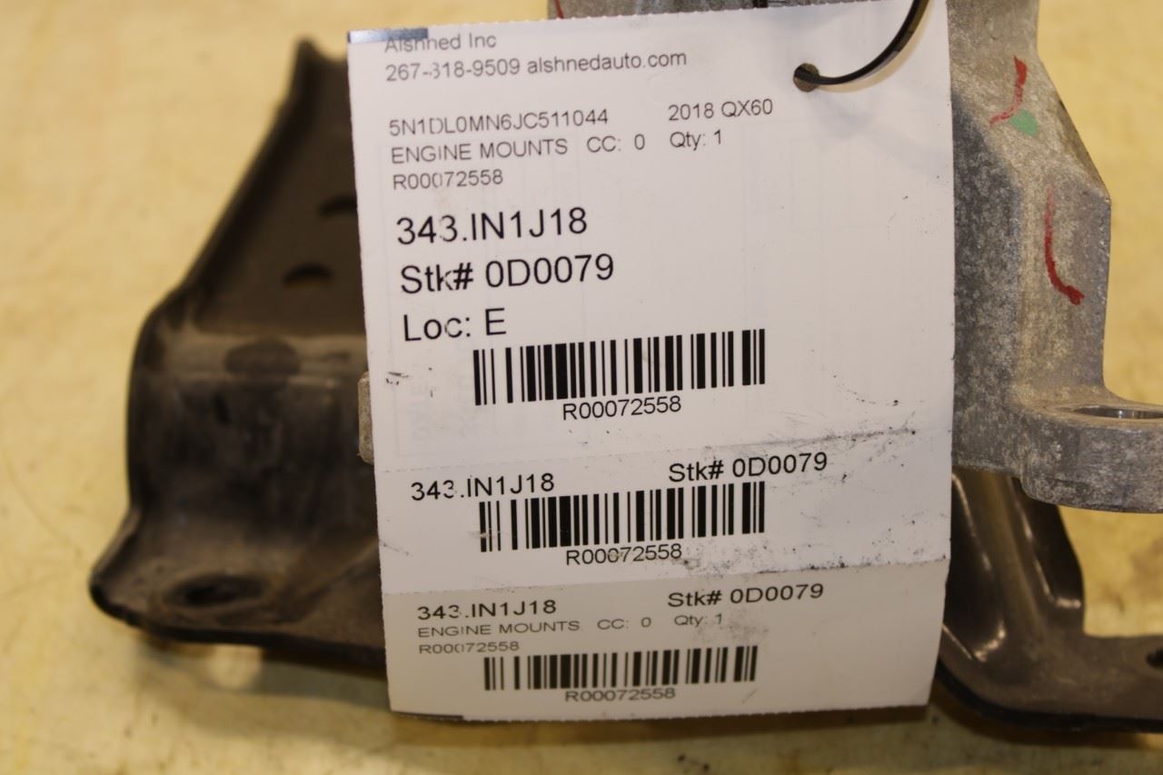 2014-2020 Infiniti QX60 3.5L FWD Front Right Engine Mount Insulator 11210-3KA0A - Alshned Auto Parts