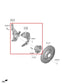 2020-2025 KIA Soul LX Front Left Driver Side Spindle Knuckle Hub 51715-K0000 OEM - Alshned Auto Parts