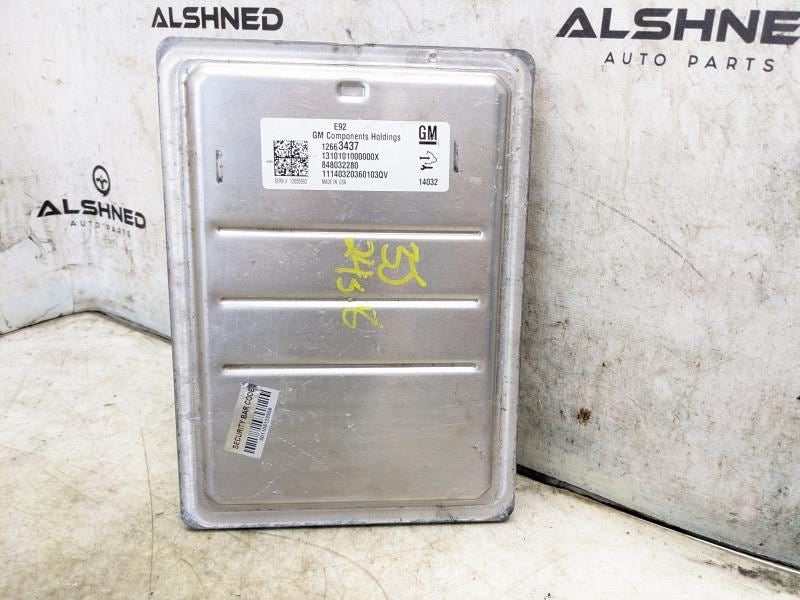 2015-2016 Chevrolet Tahoe Engine Computer Control Module ECU ECM 12663437 OEM - Alshned Auto Parts