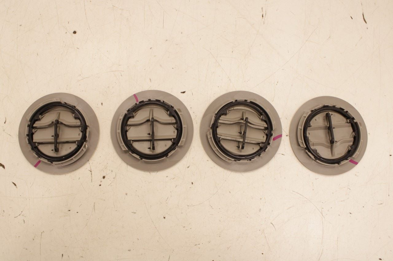 17-23 GMC Acadia SLT-1 Roof Headliner Overhead Air Vent Grille Set of 4 84667460 - Alshned Auto Parts