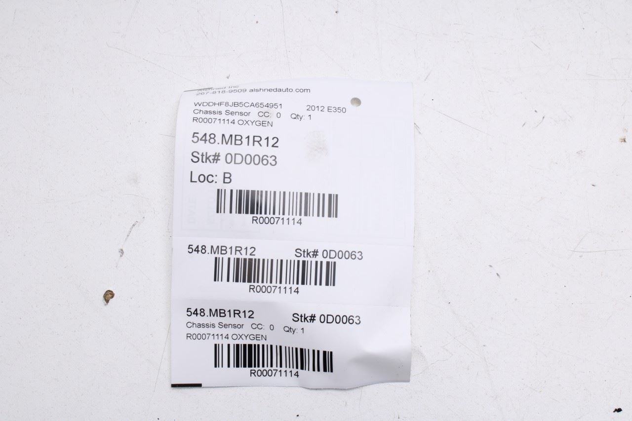 2012-2016 Mercedes-Benz E350 Sport 4Matic 3.5L Front and Rear Oxygen Sensors - Alshned Auto Parts
