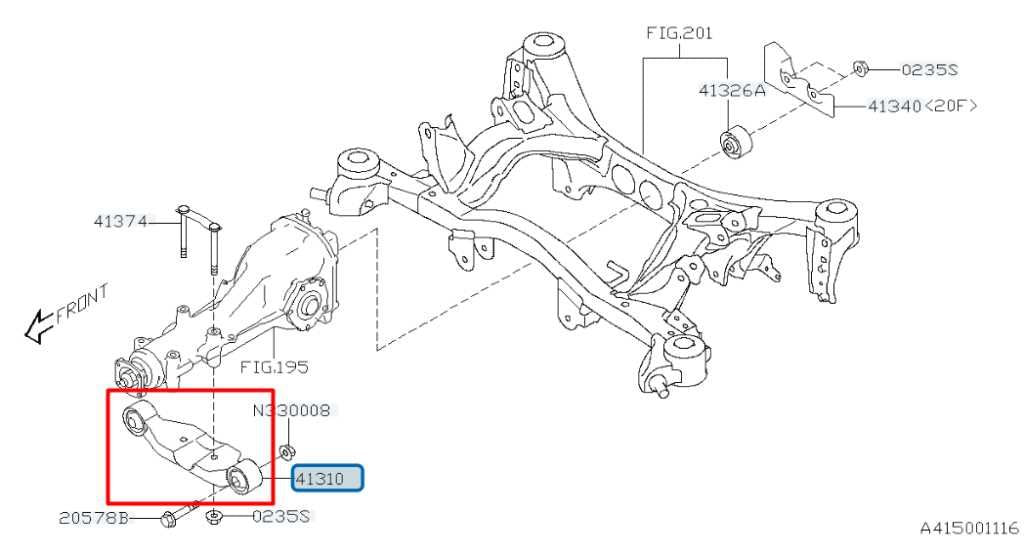2015-21 Subaru WRX Premium Rear Differential Axle Carrier Mount Support Bracket - Alshned Auto Parts