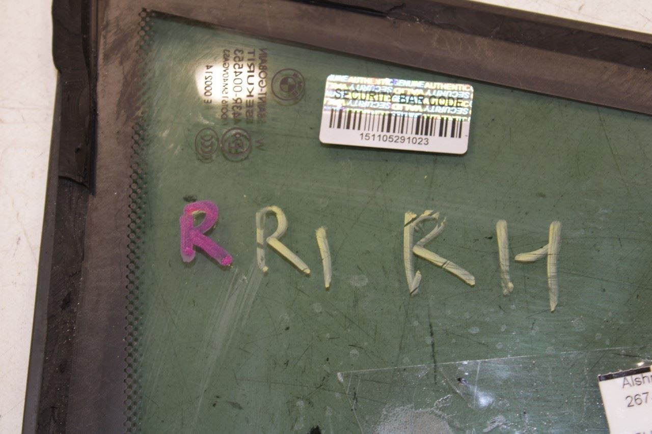 11-17 BMW X3 xDrive28i Rear Right Passenger Side Door Fixed Quarter Window Glass - Alshned Auto Parts