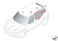 2010-2016 Mini Countryman Cooper S Rear Right Door Window Movable Glass 98006381