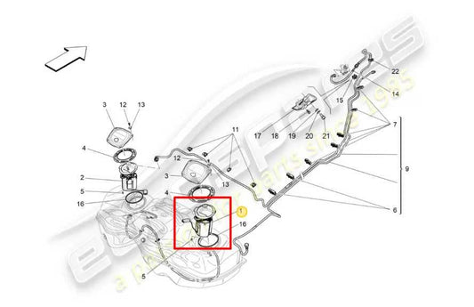 14-21 Maserati Ghibli S Q4 3.0L Fuel Gas Tank Level Gauge Pump Passenger RH Side - Alshned Auto Parts