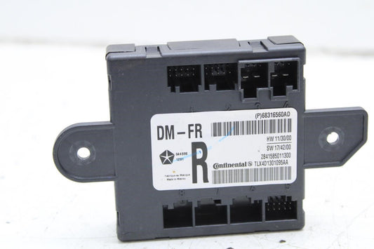 14-21 Jeep Grand Cherokee Front RH Passenger Side Door Control Module 68316560AD - Alshned Auto Parts