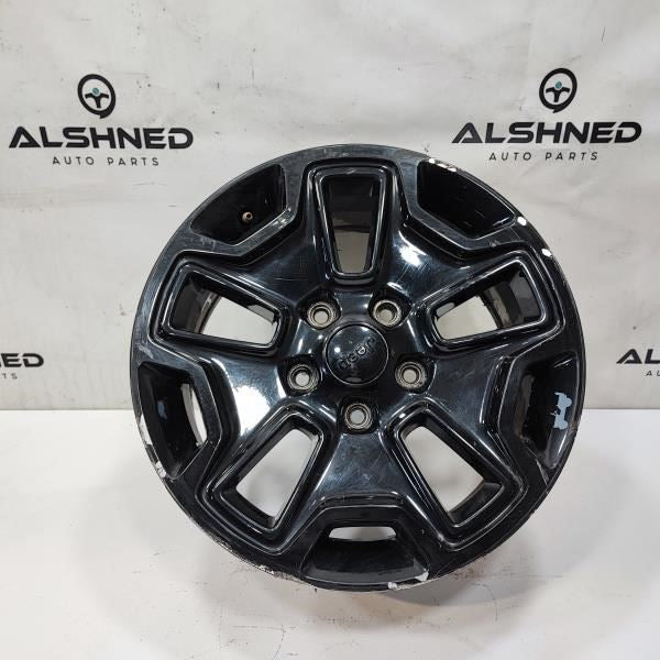 2014-2017 Jeep Wrangler Alloy Wheel R17x7.5 Gloss Black 1XA50TRMAA OEM *ReaD* - Alshned Auto Parts