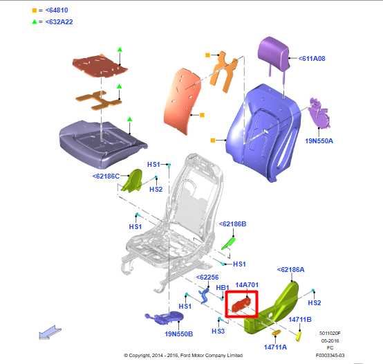 15-21 Ford F150 Super Cab Lariat Front Left Power Seat Adjustment Control Switch - Alshned Auto Parts