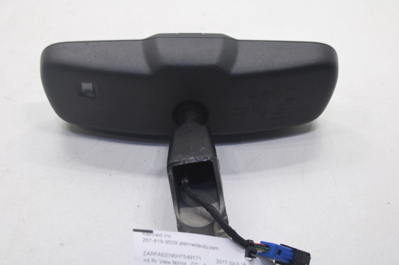 2017-2023 Alfa Romeo Giulia Ti AWD 2.0L Inside Rear View Mirror 156109498 OEM - Alshned Auto Parts