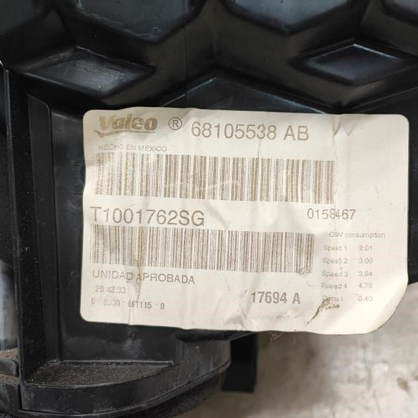 2009-2020 Dodge Journey SXT Rear HVAC A/C Heater Blower Housing 68038193AA OEM4