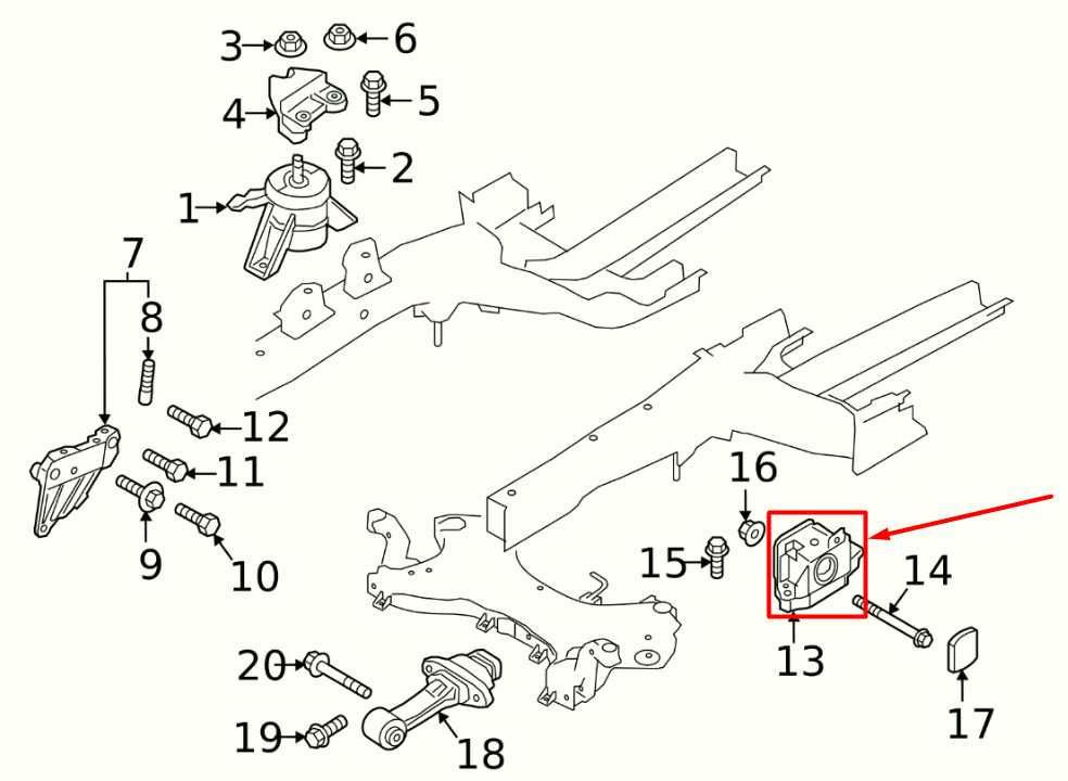 2016-2020 Kia Optima LX 2.4L FWD Transmission Mount Bracket 21830-D4100 OEM - Alshned Auto Parts
