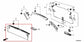 2018-26 Honda Odyssey Touring Rear Trunk Sill Scuff Kick Plate Trim Panel Cover - Alshned Auto Parts