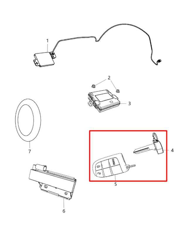 2014-22 Jeep Grand Cherokee Engine Start Stop Ignition Switch Button w/ Key Fob - Alshned Auto Parts