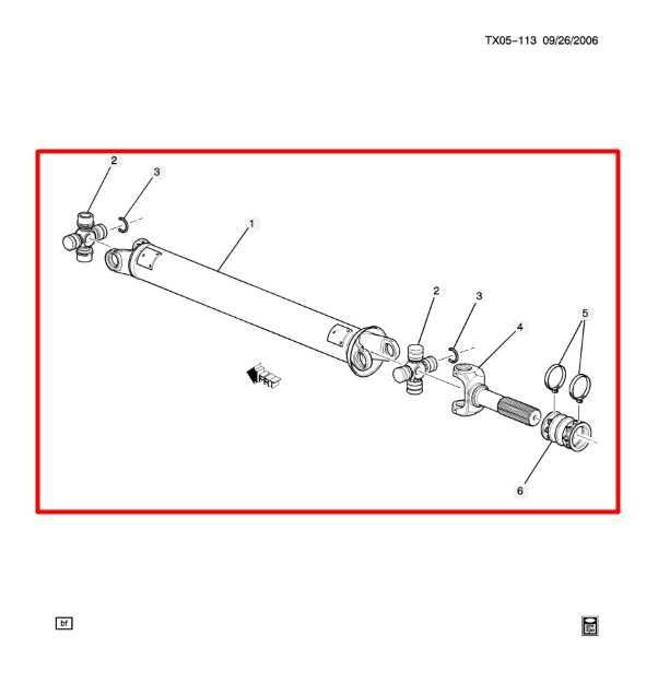 2015-2020 Chevrolet Tahoe 5.3L 4WD Front Axle Drive Propeller Shaft 22760960 OEM - Alshned Auto Parts