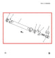 2015-2020 Chevrolet Tahoe 5.3L 4WD Front Axle Drive Propeller Shaft 22760960 OEM - Alshned Auto Parts