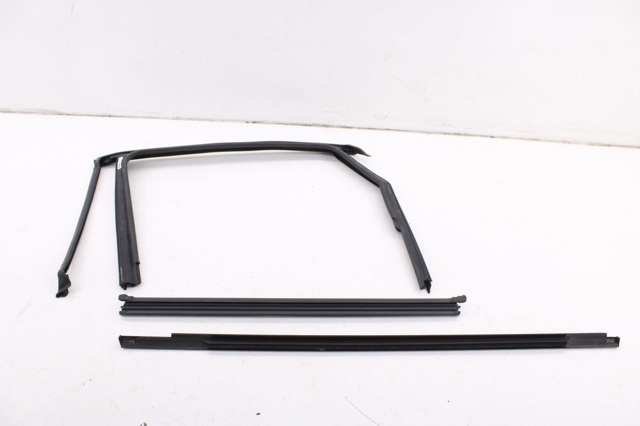 2019-26 Volkswagen Jetta SE Rear Right Door Run Channel w/ Belt Weatherstrip Set - Alshned Auto Parts