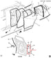 2019-24 Chevrolet Blazer 2LT Rear Left Door Hinge Upper and Lower Pair 20986575 - Alshned Auto Parts