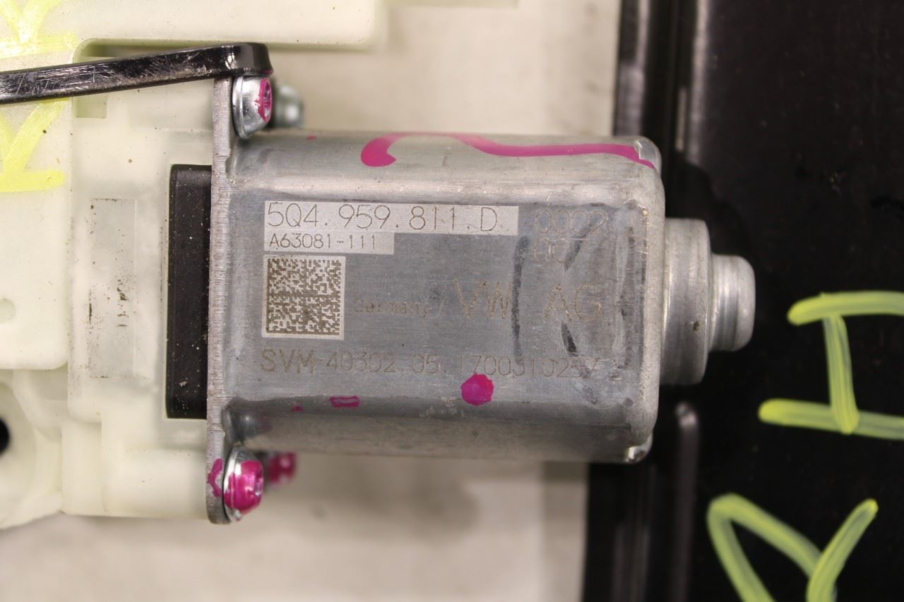 2018-2024 Volkswagen Atlas S Rear Right Side Door Window Regulator w/ Motor - Alshned Auto Parts