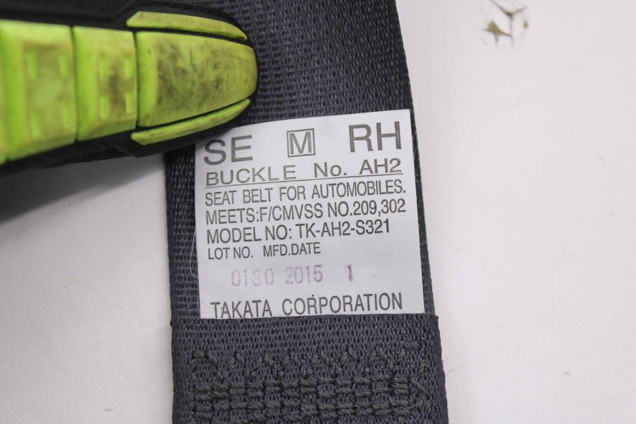 15-16 Subaru Impreza Sport Premium 2.0L AWD Front Right Side Seat Belt Retractor8