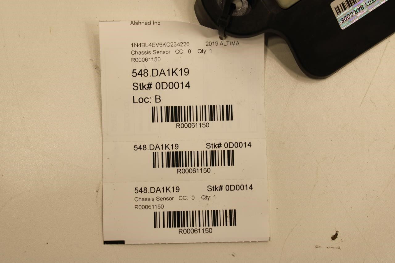 19-24 Nissan Altima SL Left Blind Spot Detection Radar Sensor Module 284K1-6CA1A - Alshned Auto Parts