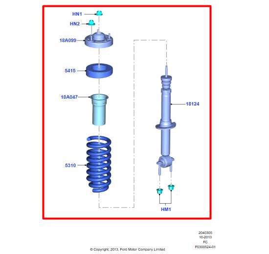 2015-17 Ford F150 Platinum RWD Front Side Shock Strut Absorber FL34-18045-BC OEM - Alshned Auto Parts