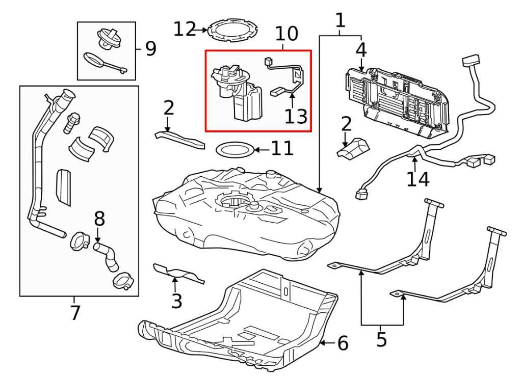 2013-2017 Buick Verano 2.4L Fuel Pump Assembly 13510671 OEM - Alshned Auto Parts