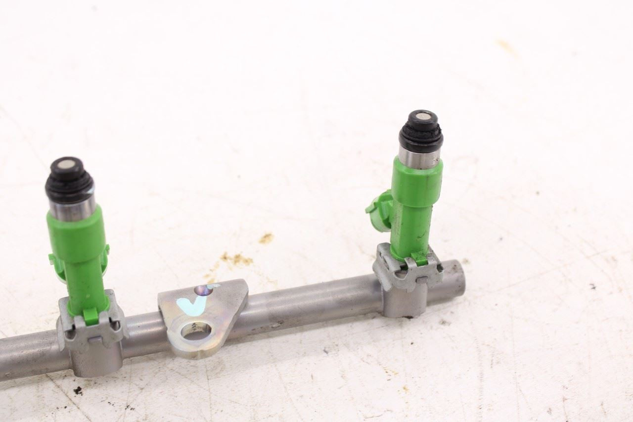 09-20 Nissan Murano Platinum 3.5L Fuel Rail w/ Injectors 17521-JA10D 16600-JA10A6
