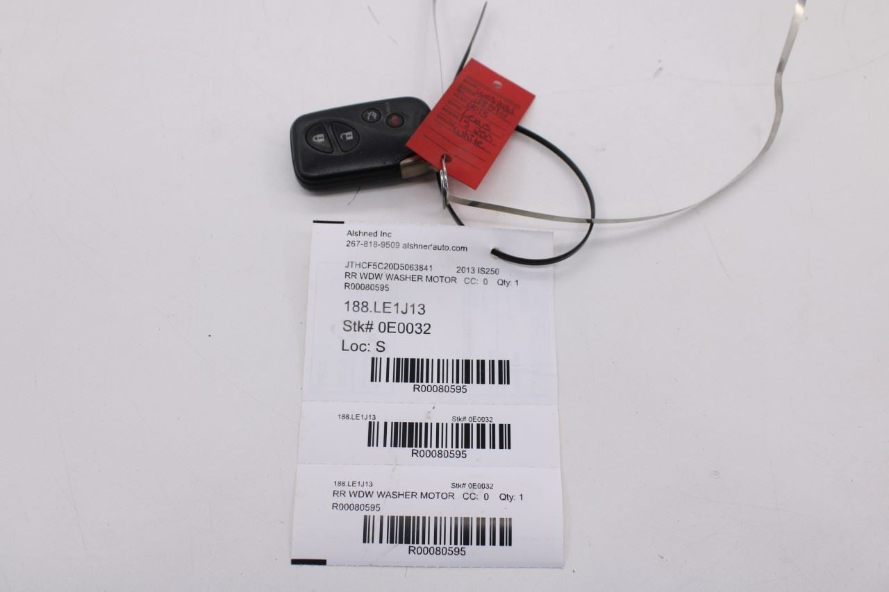 11-15 Lexus IS250 Smart Key Keyless Remote Entry Fob Transmitter 89904-30C60 OEM11