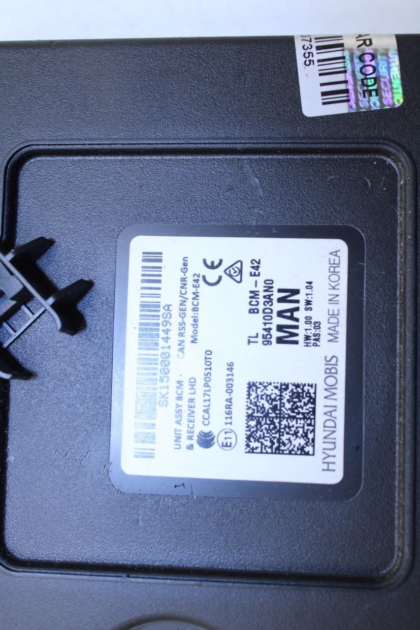 2019-2021 Hyundai Tucson Value Body Computer Control Module BCM BCU 95410-D3AN0 - Alshned Auto Parts