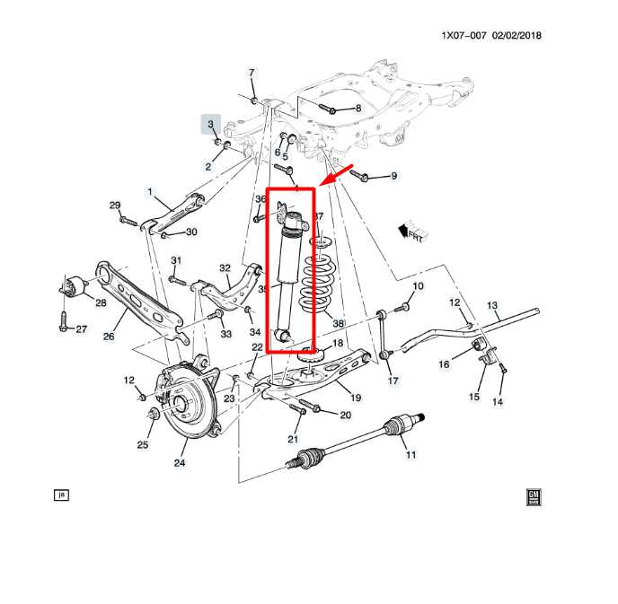 2020-24 GMC Terrain Denali AWD Rear Right Side Shock Strut Absorber 84912444 OEM - Alshned Auto Parts