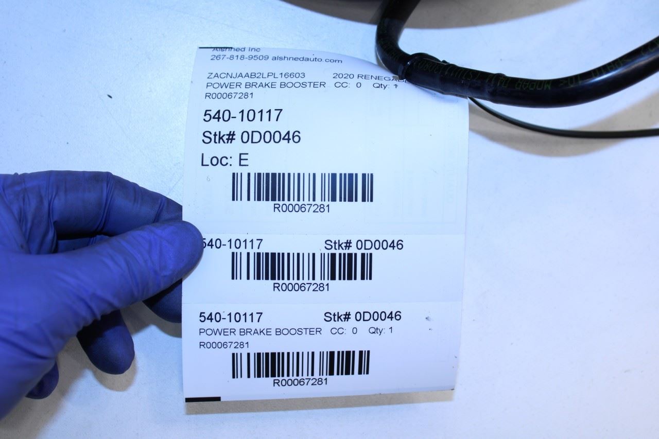 2015-2023 Jeep Renegade Sport 2.4L Brake Booster w/ Master Cylinder w/ Reservoir - Alshned Auto Parts