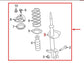 2019-2021 Nissan Maxima Front Right Side Shock Strut Absorber 54302-4RA3B OEM - Alshned Auto Parts