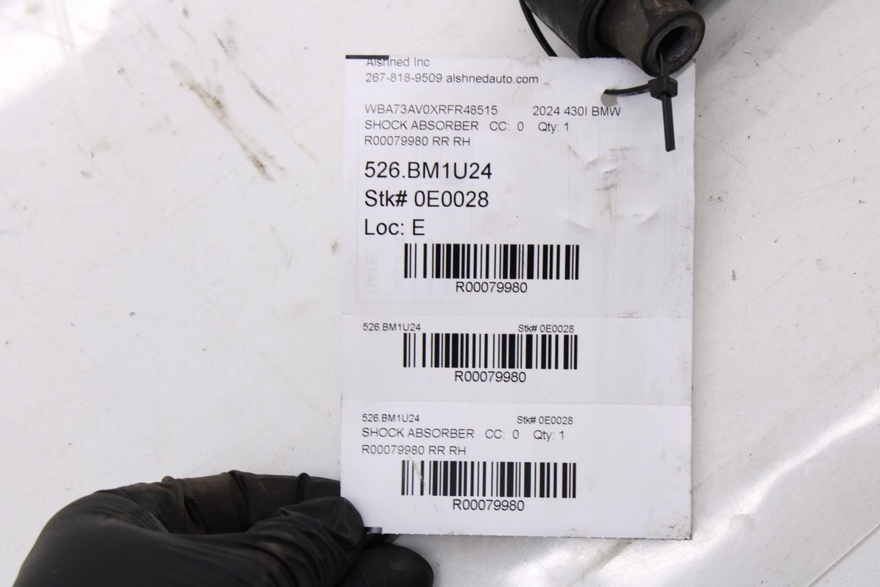 2023-25 BMW 430i xDrive Gran Coupe 2.0L AWD Rear Right Side Shock Strut Absorber - Alshned Auto Parts