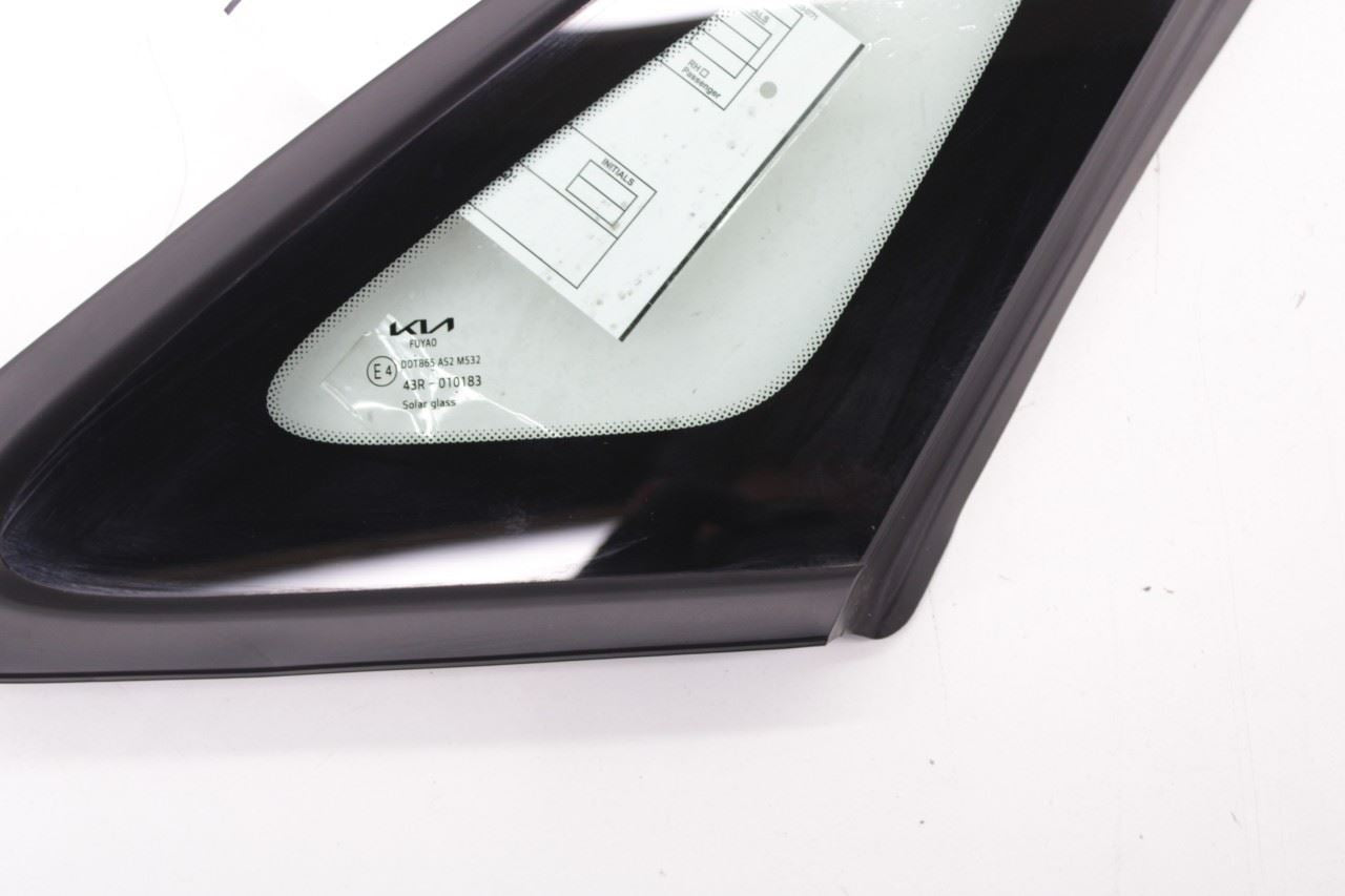 21-24 Kia K5 GT-Line Rear Right Passenger Side Quarter Window Glass 87820-L3100 - Alshned Auto Parts