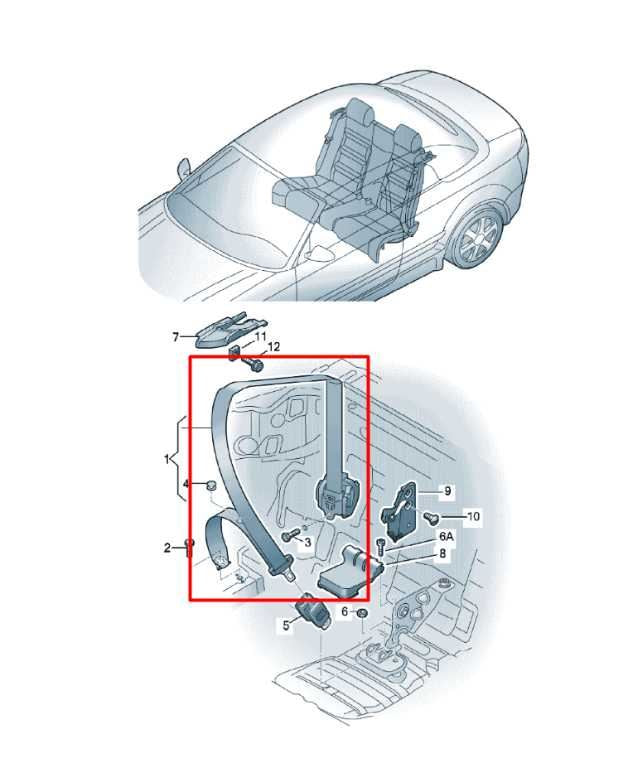 2012-2018 Audi A7 Premium 3.0L Rear Driver Left Side 2nd Row Seat Belt Retractor - Alshned Auto Parts