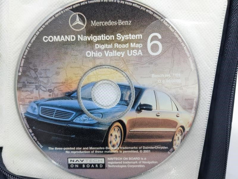 2000 Mercedes-Benz S430 Comand Navigation System CD Set of 11 Q-6-46-0053 OEM - Alshned Auto Parts