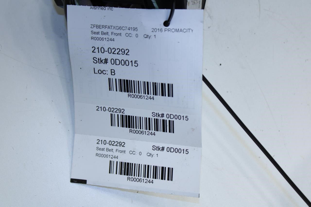 2015-2022 RAM Promaster City Front Right Side Seat Belt Retractor 5YG69LXHAA OEM - Alshned Auto Parts