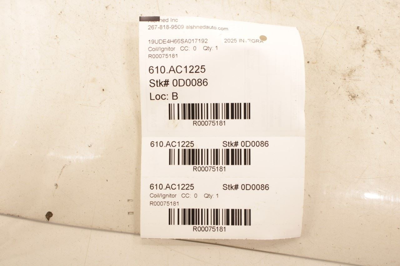 2023-2026 Acura Integra A-Spec 1.5L Ignition Coil Set of 4 5K 30520-6Y0-J02 OEM - Alshned Auto Parts