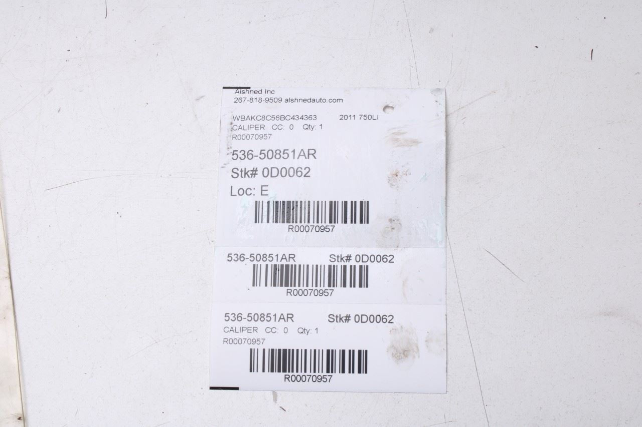 10-15 BMW 750Li xDrive Front Right and Left Side Brake Disc Caliper 34116786818 - Alshned Auto Parts