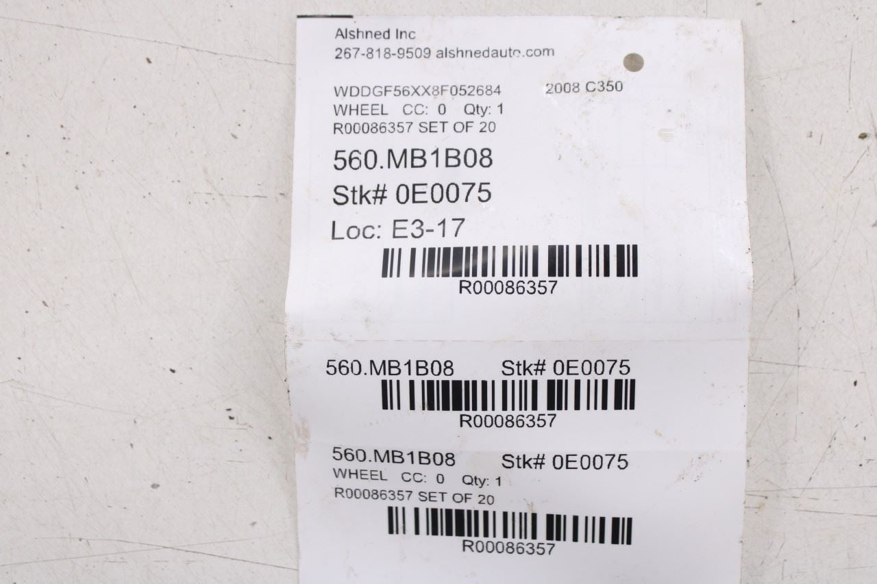 2008-2015 Mercedes-Benz C350 Sport Wheel Lug Nut Bolt Set of 20 0009901707 OEM - Alshned Auto Parts
