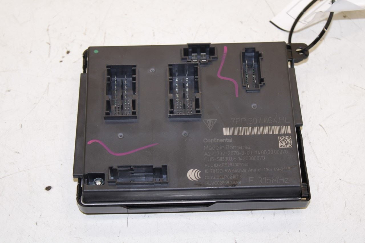 14-2018 Porsche Cayenne Platinum Front Body Computer Control Module 7PP907064HL - Alshned Auto Parts