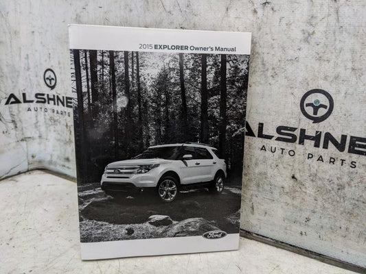 2015 Ford Explorer Owners Manual Set with Case FL2J-19A321-AA OEM - Alshned Auto Parts