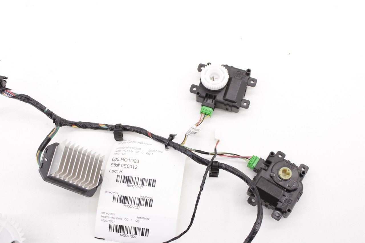 22-25 Honda Civic HVAC Blend Door Motor Set w/ Blower Resistor and Wire Harness - Alshned Auto Parts