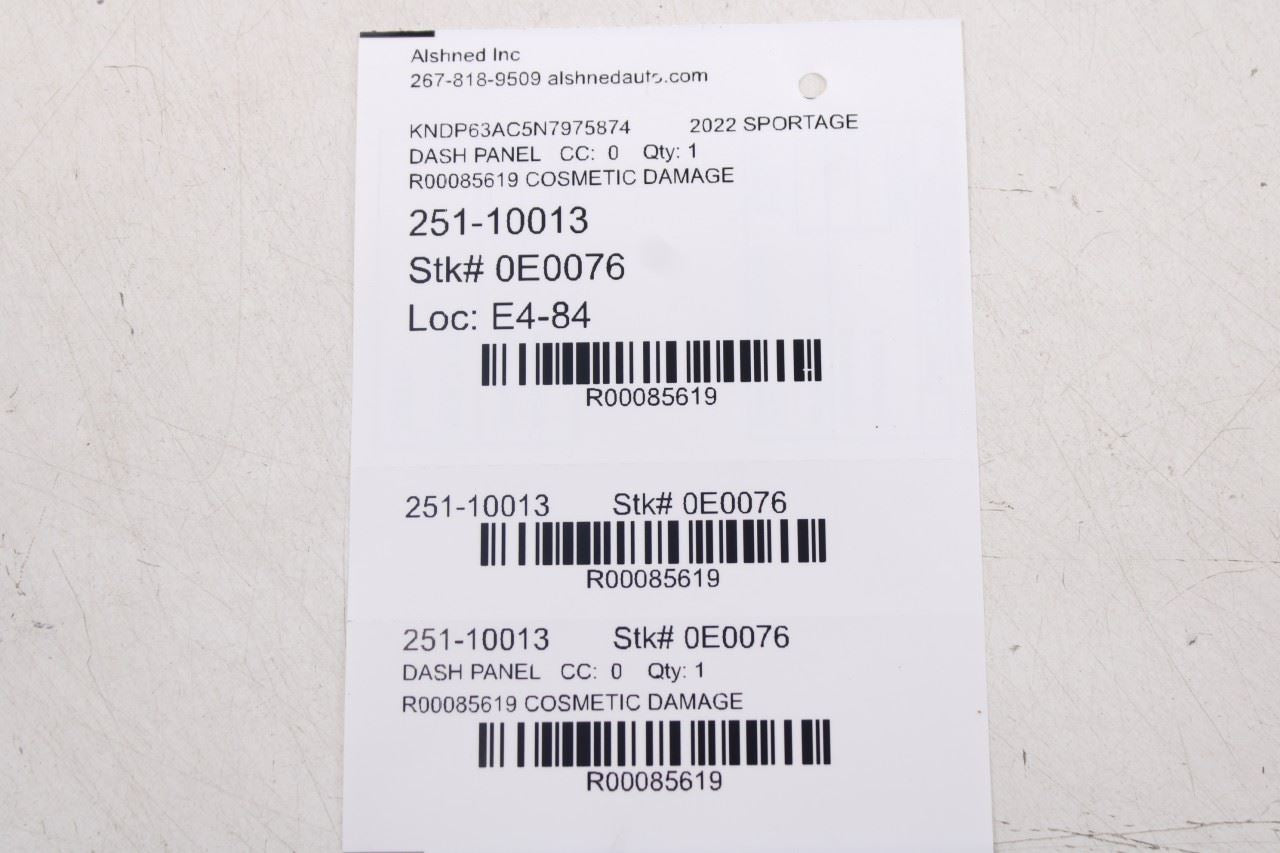 2020-22 Kia Sportage Nightfall Dash Radio Control Multimedia Switch 96540D9900WK - Alshned Auto Parts
