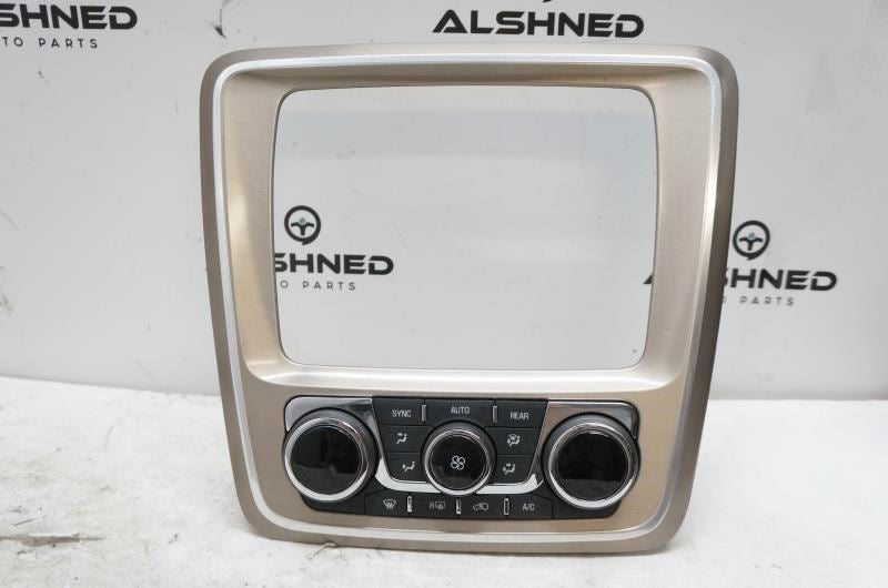 13-17 GMC Acadia Denali 3.6L AC Heater Temperature Climate Control w/ Trim Bezel - Alshned Auto Parts