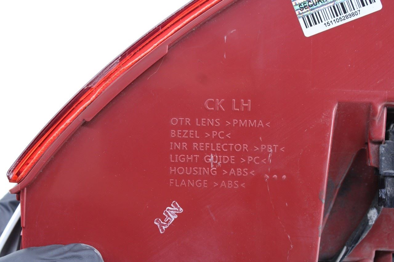 2018-2021 KIA Stinger GT2 AWD Rear Left Driver Side Tail Light Lamp 92401-J5120 - Alshned Auto Parts